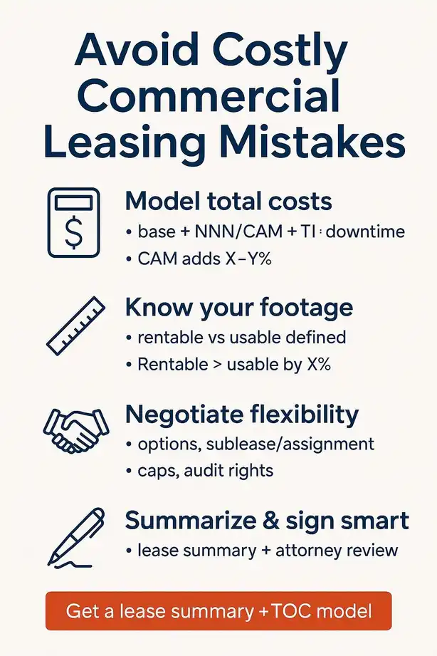 Commercial Leasing Mistakes Businesses Make (How to Avoid)