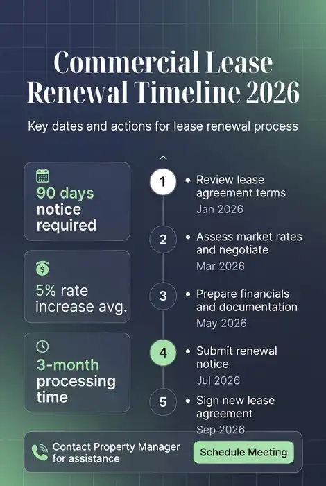Commercial Lease Renewal Timeline